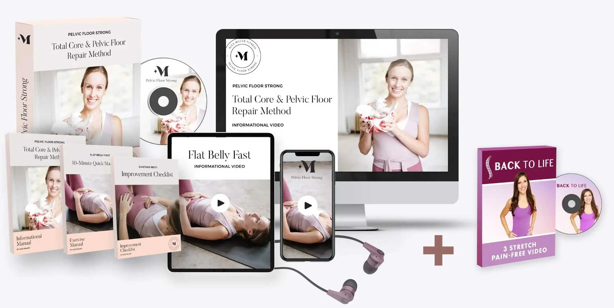 Pelvic Floor Strong Digital Package - Videos, Manuals, and Bonuses